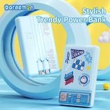  Pin Dự Phòng ROCK Doraemon P92 Dual PD20W 10000mAh Travel Series (Tích Hợp Cáp Type-C và Lightning, Doraemon Authentic Licensed) 