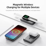  Pin Sạc Không Dây Nam Châm 5-in-1 ROCK P50 10000mAh 20W (tích hợp chân đế giữ điện thoại) 