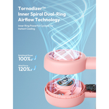  Quạt Cầm Tay AECOOLY Halo 01 Pro (6000rpm, 5 Speed Settings, 24H, 4500mAh, 40 dB Low Noise) 