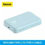  Pin Sạc Dự Phòng Không Dây Tích Hợp Nam Châm Baseus Magnetic Wireless Charging Power bank 6000mAh 20W (With Baseus Xiaobai series Cable Type-C to Type-C 60W(20V/3A) 50cm) 