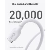  Cáp Sạc Nhanh C to C ANKER TPE Bio-Based 543 A80E2 240W (1.8m, 480Mbps) 