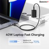  Củ Sạc Nhanh Baseus GaN5 Pro Fast Charger C+C 40W Dùng Cho iPhone Samsung Macbook iPad (Nhỏ gọn, sạc nhanh PD/Quick Charge) 