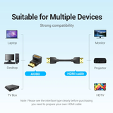  Bộ chuyển HDMI 90 độ VENTION AIO (4K@60Hz, 3D, Male to Female) 