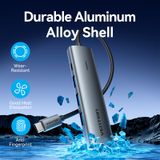  HUB Mở Rộng Đa Năng 5-in-1 VENTION TGZ (Type-C to USB 3.0*4, USB-C*1, 0.15M) 