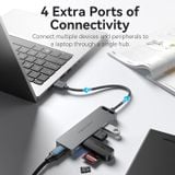  Hub Mở Rộng Kết Nối Đa Năng VENTION CHL (USB3.0 to USB3.0*4, with Power Supply) 