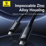  Cáp Sạc Nhanh Baseus Tungsten Gold C to C 100W (20V/5A, USB3.2, 4K@60Hz, 20Gbps) 