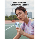  Quạt Cầm Tay AECOOLY Aero (2000mAh, 8H, 4 Speed Settings, LED Digital Display, 15000RPM) 