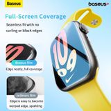  Kính Cường Lực Full Viền Chống Trầy Cho Apple Watch Baseus NanoCrystal Series Screen Protective Film Series 4/5/6/SE/SE 2 