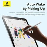  Bút Cảm Ứng Từ Tính Sạc Không Dây Baseus Smooth Writing 3 Series Stylus Collab (for iPad mini 6, Air 4/5 Pro/Pro2/Pro3/Pro4/Pro5/Pro6, 17H, LDS Gold-Plated Tip, Auto Wake by Picking Up) 