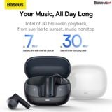  Tai Nghe Bluetooth Chống Ồn Chủ Động Baseus Bowie M2s True Wireless Bisa 3D ANC -48dB (Bluetooth 5.3, 30H, APP Control, No-delay & HD Stereo Gaming Earbuds) 