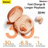  Tai Nghe Bluetooth Baseus AirNora 2 True Wireless Earphones Hybrid ANC Nhỏ Gọn Thời Trang (Bluetooth V5.3, 30h sử dụng, APP Control) 