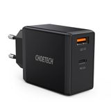  Củ sạc nhanh Choetech PD5001 GaN Quick Charger PD-36W (USB + Type C PD/QC Quick Charger) 