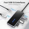  Hub Mở Rộng Kết Nối Đa Năng VENTION TFDHB (USB-C to USB3.0*4/PD) 