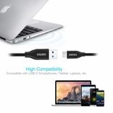  Cáp Sạc & Data Tốc Độ Cao CHOETECH AC3001 USB to Type C chuẩn USB3.0 5Gbps (AC-3001, 1m, PVC Cable, Fast Charge & Data) 