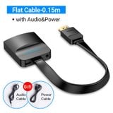  Bộ chuyển đổi HDMI to VGA VENTION 74346 (Flat Cable, with Female Micro USB + Audio Port) 