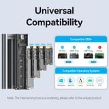  Box Đựng Ổ Cứng Di Động SSD M.2 NVMe & SATA KPL (USB 3.2 Gen 2-C, with Heat Sink, 2230/2242/2260/2280) 