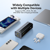  Pin Dự Phòng 2C+2A Baseus EnerGeek GP12 20800mAh 145W (with Digital Display, Bao gồm C to C Cable 1M 100W) 