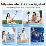  Gậy Chụp Ảnh Selfie Thế Hệ Mới Q10R MINI Clip (Xoay 360°, 3.0"-7.5", Bluetooth Remote Control) 