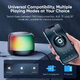  Loa Bluetooth Joyroom ML03 Transparent RGB Wireless Mini Speaker 