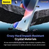  Kính Cường Lực Full HD 4K Chống Nhìn Trộm Cho iPhone 14/16 Series Baseus 0.3mm Full-Coverage Privacy Protection Crystal Tempered Glass Screen Protector (HD Anti Peeping) 