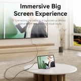 Cáp Chuyển Type-C to HDMI2.0 Female VENTION CREBC 4K@60Hz (4K@60Hz / 2K@120Hz, Cotton Braided, 0.25M) 