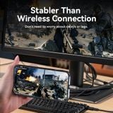  Cáp Chuyển Type-C to DP 8K Bi-Directional VENTION CRF (8K@60Hz, Cotton Braided) 