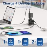  Củ Sạc Nhanh Đa Năng Du Lịch Toàn Cầu 1C + 2A VENTION FJE 20W (20W/18W/18W) 