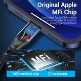  Cáp sạc nhanh C to Lightning VENTION TAC (3A) 