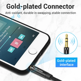  Dây cáp âm thanh chất lượng cao AUX Audio 2 in 1 VENTION BBLBF (1M, AUX Cable 3.5mm) 