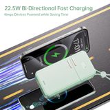  Pin Dự Phòng Kèm Cáp ROCK Y18 Fridge Series 20000mAh 22.5W (with Type-C + Lightning Built-in Cable) 