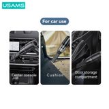  Máy Hút Bụi Mini Cầm Tay Dành Cho Ô Tô USAMS ZB291 (6000Pa, 4000mAh, 80dB) 