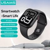  Đồng Hồ Thông Minh USAMS ZB325 (Bluetooth v5.3, 220mAh, 2.01'' HD colourful display, Intelligent voice assistant, Control mobile phone, AAC hi-fi speaker, Bluetooth hands-free calling, Smart life/health monitoring/exercise record) 