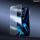  Kính cường lực CY-YMS Baseus 0.3mm Full-screen and Full-glass Super porcelain crystal Tempered Glass Film For iP 13 2021（2pcs/Pack+Pasting Artifactl) 