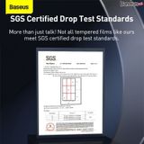  Kính cường lực CY-YMS Baseus 0.3mm Full-screen and Full-glass Super porcelain crystal Tempered Glass Film For iP 13 2021（2pcs/Pack+Pasting Artifactl) 