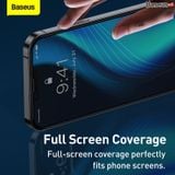  Kính cường lực bộ 2 miếng  Full viền Baseus 0.3mm Full-screen and Full-glass Tempered Glass Film For iP 13 2021 