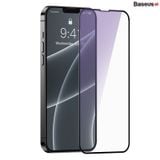  Kính cường lực bộ 2 miếng  Full viền Baseus 0.3mm Full-screen and Full-glass Tempered Glass Film For iP 13 2021 