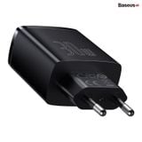  Cốc sạc nhanh siêu nhỏ gọn Baseus Compact Quick Charger 30W (USB dual port +Type C, 30W PD/QC3.0 Multi Quick Charge Support) 