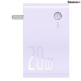  Cốc sạc nhanh kiêm pin sạc dự phòng Baseus Power Station 2 Power Bank Adaptor 10000mAh 20W PD/QC3.0 (10000mAh , Type C/USB Quick Charge,Travel Charger  Powerbank ) 