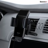  Đế giữ điện thoại cảm biến cho xe ô tô và xe máy Baseus Smart Solar Power Wireless Car Mount Electric Holder 