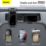  Đế giữ điện thoại cảm biến cho xe ô tô và xe máy Baseus Smart Solar Power Wireless Car Mount Electric Holder 