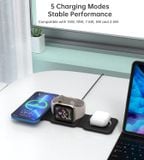  Đế Sạc Không Dây Gấp Gọn 3-in-1 Choetech T588 15W 