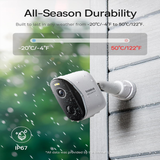  Camera Quan Sát Baseus Security N1 Outdoor Camera 2K 2-Cam Kit (IP67, Up to 210 Day, 7800mAh) 