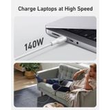  Cáp Sạc Nhanh C to C ANKER TPE Bio-Based 543 A80E2 240W (1.8m, 480Mbps) 