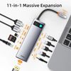  Bộ Hub Mở Rộng Đa Năng Baseus Metal Gleam Multifunctional Gen2 Cho Macbook/Laptop/iPad/Smartphone/Tablet (Gen2 New Upgrade Edition) 