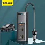  Bộ tẩu sạc tích hợp biến áp DC to AC 220V Baseus In-car Inverter 150W (220V, DC to AC Inverter for Car) 