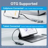  HUB Mở Rộng Đa Năng 5-in-1 VENTION TGZ (Type-C to USB 3.0*4, USB-C*1, 0.15M) 