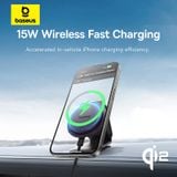  Giá Đỡ Điện Thoại Vòng Từ Tính Kiêm Sạc Không Dây Baseus PrimeTrip Series C02 Mega (Qi2, 15W, Để Bản + Táp Lô, 360°) 