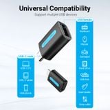  USB OTG Type-C to USB2.0 VENTION CDT (480Mbps, Male to Female, 3A) 