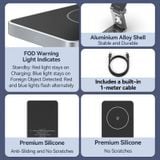  Đế Sạc Đứng Không Dây 3-in-1 15W VENTION FGF (with MagSafe) 