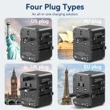  Củ Sạc Nhanh Đa Năng Du Lịch Toàn Cầu 1C + 2A VENTION FJE 20W (20W/18W/18W) 